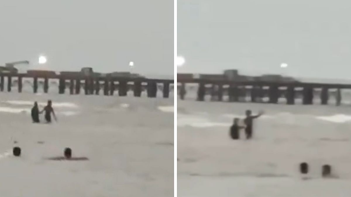 Caught On Camera: 31-Year-Old Man Attempts Suicide, Jumps Into Sea Near Khar; Rescued By Mumbai Police