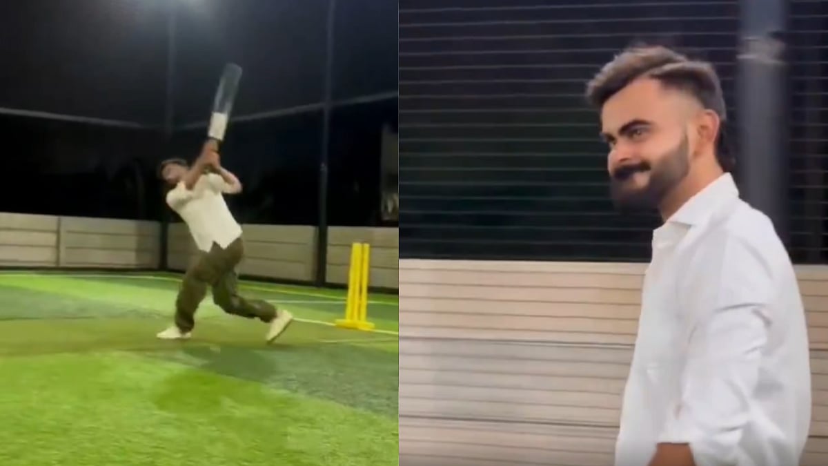Virat Kohli Playing Turf Cricket? Team India Star's Lookalike Spotted Batting In Viral Video, Leaves Fans Stunned