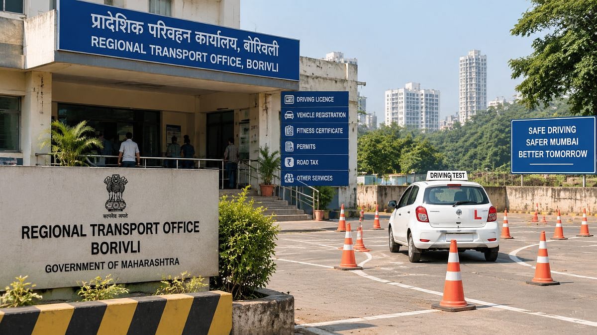 Mumbai: Borivli RTO Resumes Land Search After MTNL Proposal Stalls, Seeks 11–12 Acres For Testing Tracks