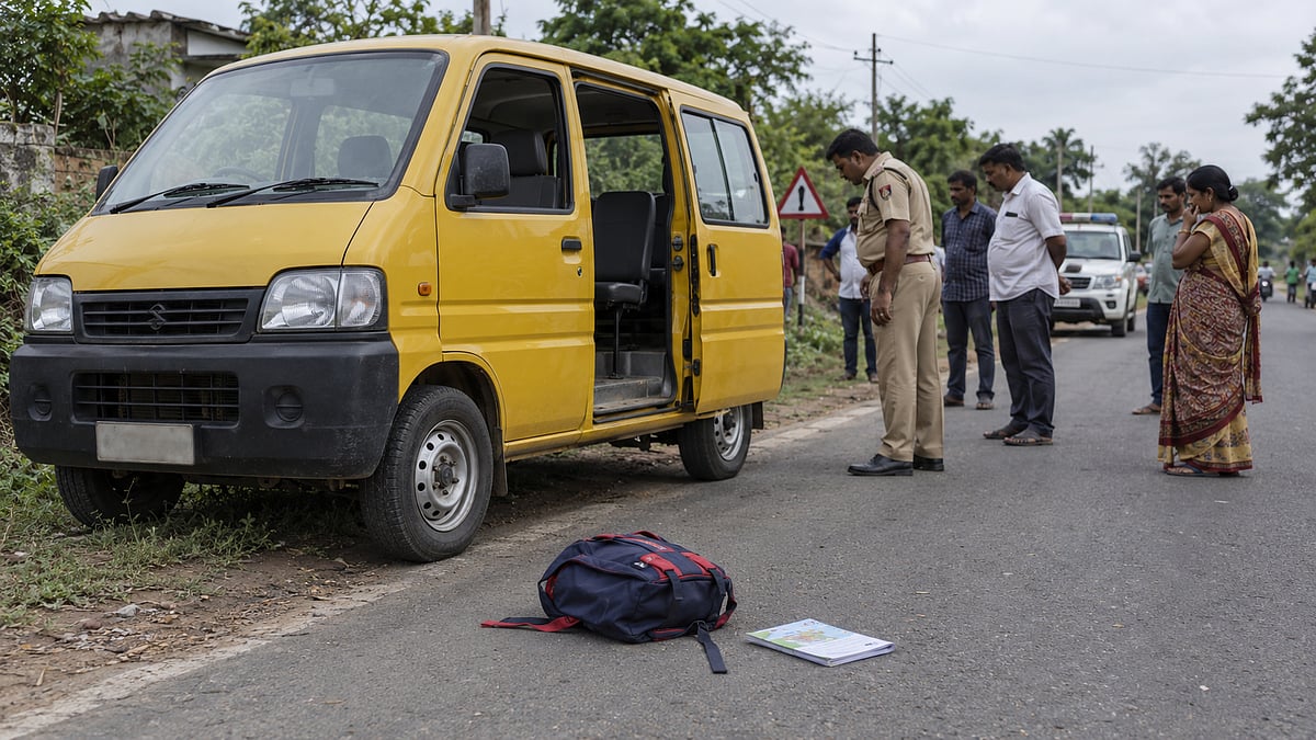 Student Falls After School Van Door Opens Suddenly In Katni, Dies During Treatment