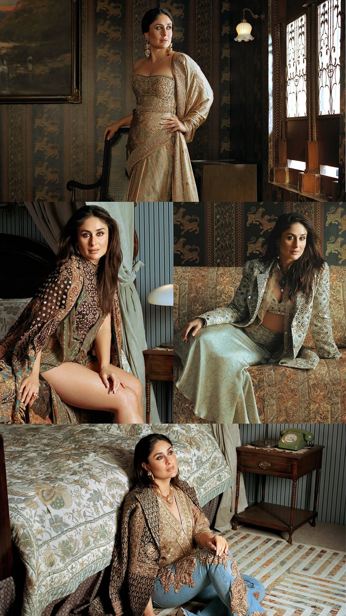 Kareena Kapoor Steals The Show In Ritu Kumar’s Latest Couture Collection; From Phulkari Bodysuit To Jamawar Saree