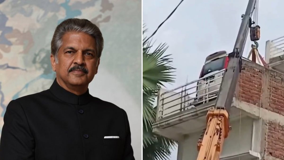 'Please Don’t Try This At Home': Anand Mahindra Reacts To Scorpio Parked On House Roof - VIDEO