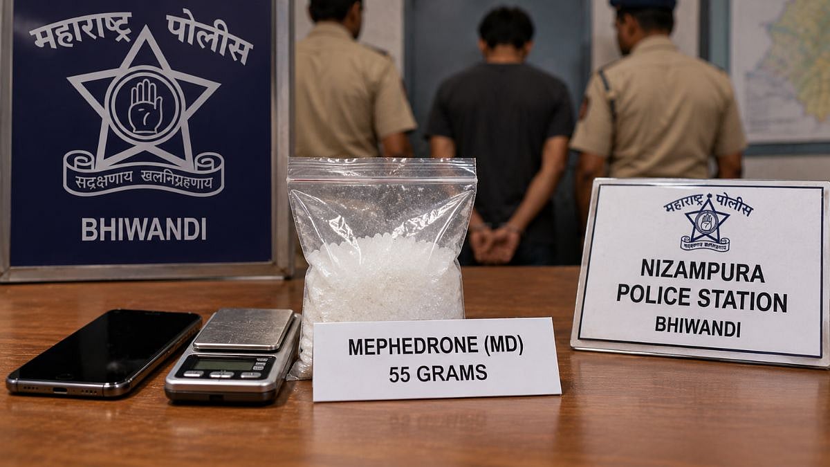 Bhiwandi Crime: 23-Year-Old Youth Arrested With Mephedrone Worth ₹1.21 Lakh In Millat Nagar Drug Bust
