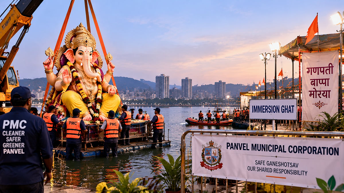 Panvel Civic Body Intensifies Ganeshotsav Preparations With Safety Measures, Immersion Facilities And Emergency Plans