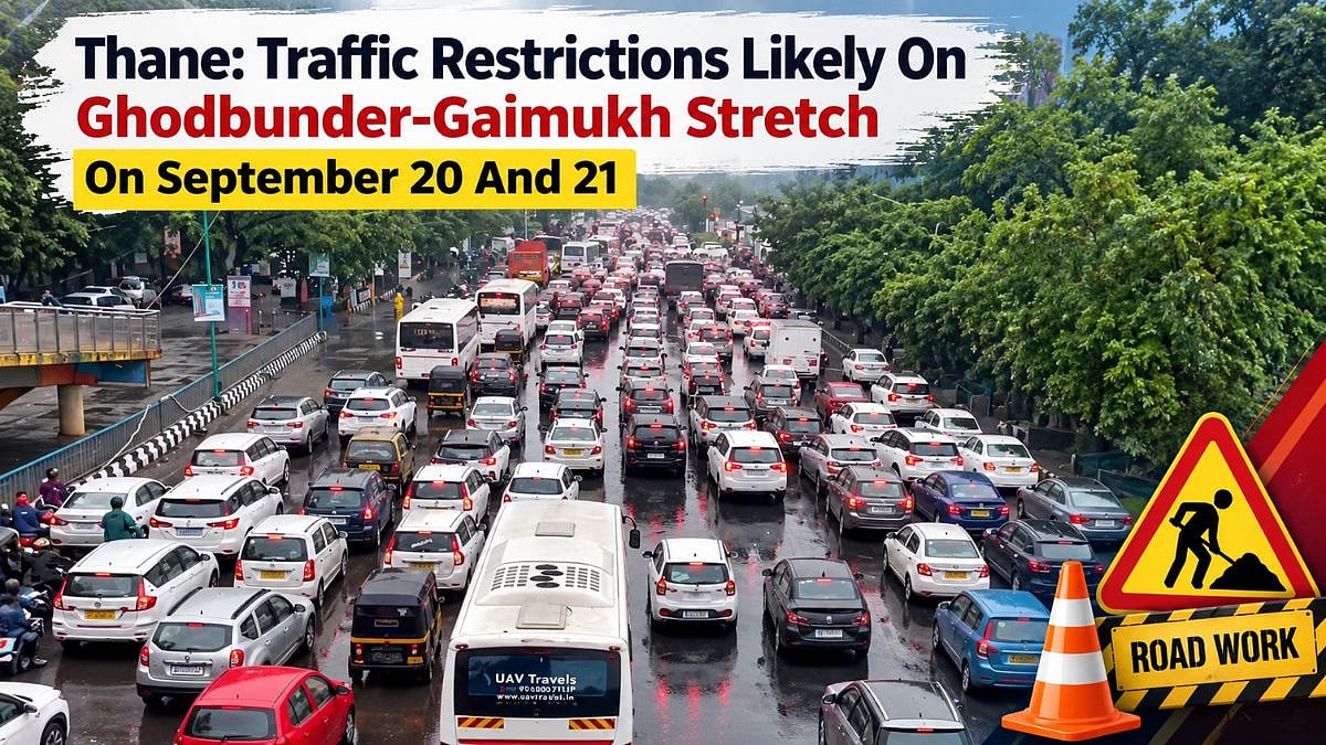 Thane: Traffic Restrictions Likely On Ghodbunder-Gaimukh Stretch On September 20 And 21 For Road Repairs