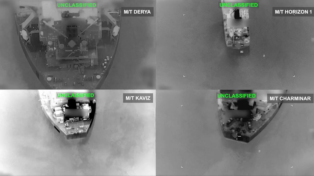 US-Iran Conflict Escalates As CENTCOM Destroys 5 Iranian Oil Carriers After IRGC Missile Attacks On US Navy Warship | Watch