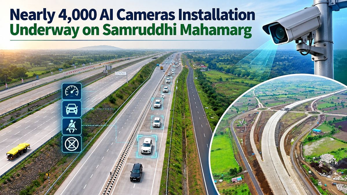 Maharashtra: Samruddhi Mahamarg Gets Nearly 4,000 AI Cameras As ₹1,700-Crore ITMS Project Gains Pace