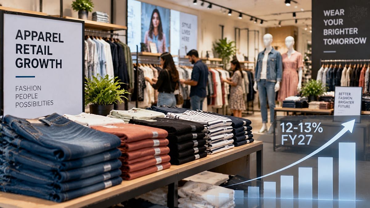 Apparel Retail Growth To Moderate To 12-13 Per Cent In FY27 As Consumers Diversify Spending: Crisil Report