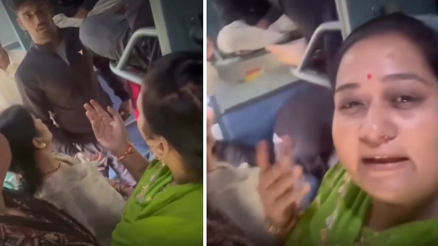Indore-Dewas Train VIDEO: 'Apki Maaa Ne Ye Sikhaya...' Woman Confronts Youth Over Seat In General Coach On Train; VIRAL Clip Sparks Debate Online