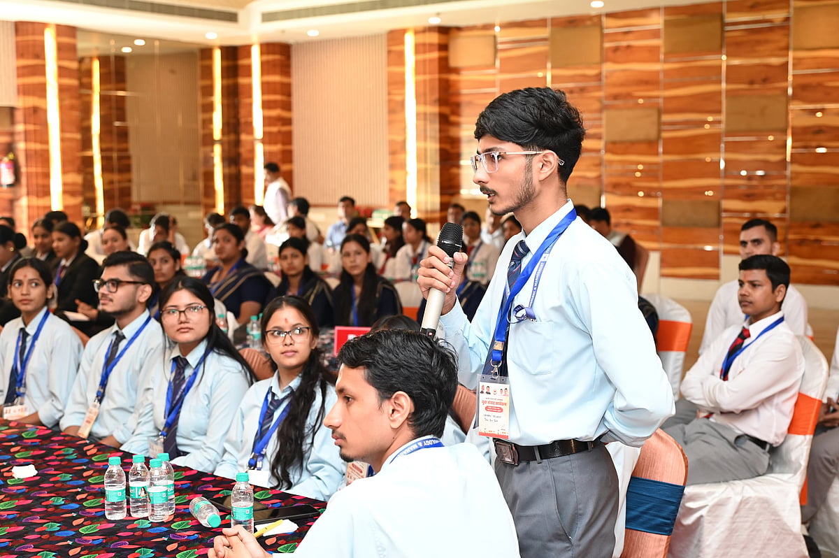 Interaction with youth in Haldwani