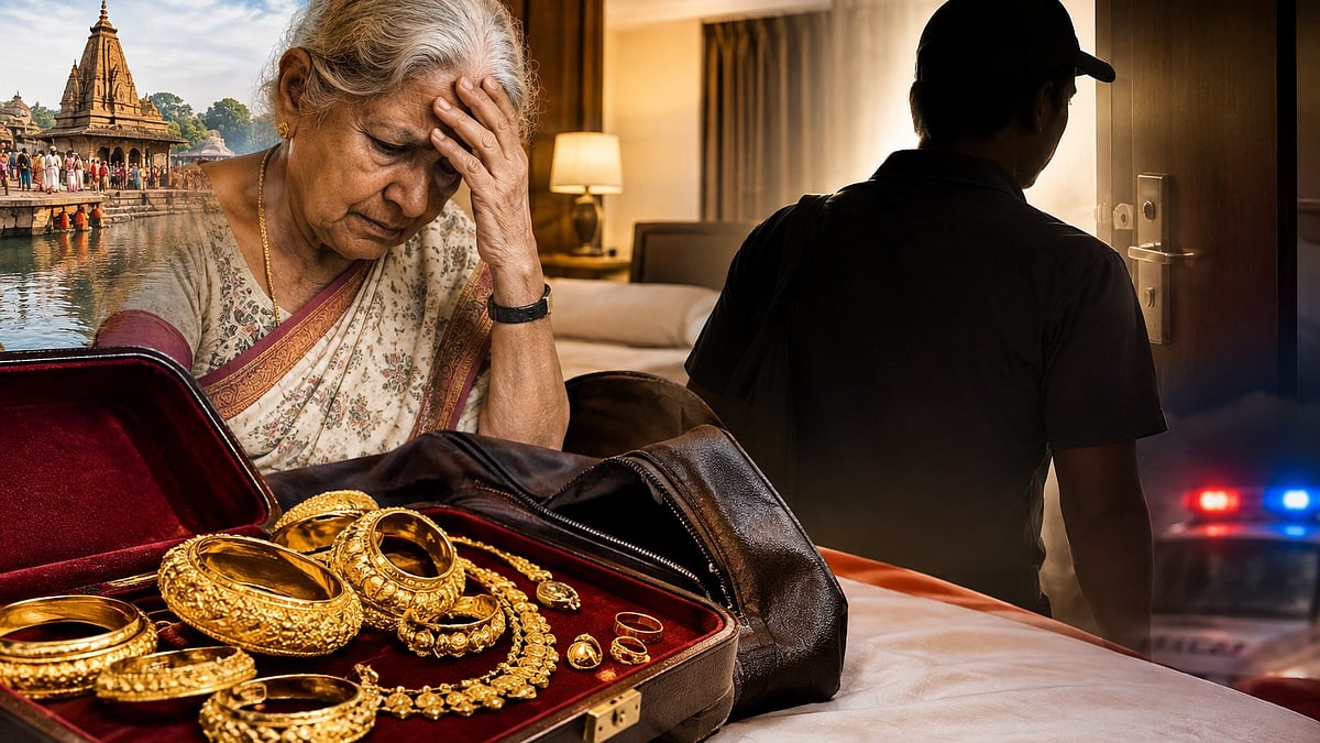 Nashik: Gold Worth ₹31.50 Lakh Stolen From 83-Year-Old Retired Officer During Pilgrimage