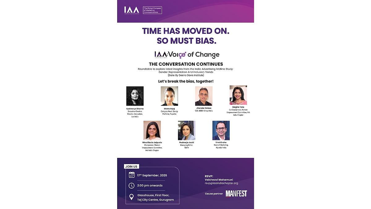 IAA Voice Of Change Roundtable On Inclusive Advertising Set For September 17 In Gurugram