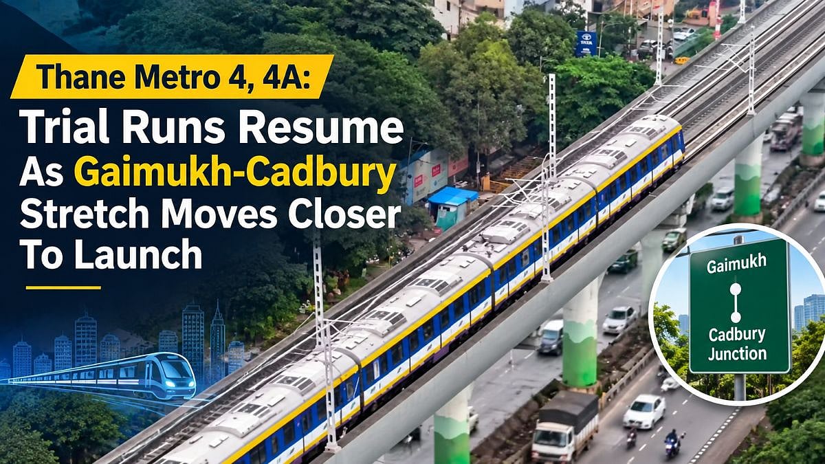 Thane Metro 4, 4A: Trial Runs Resume As Gaimukh-Cadbury Stretch Moves Closer To Launch