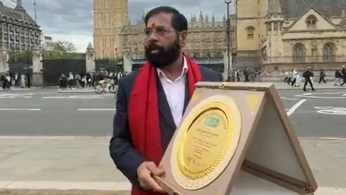 Maharashtra Deputy CM Eknath Shinde Receives 'Statesmanship Award' In London, Invites UK Firms To Invest In Maharashtra