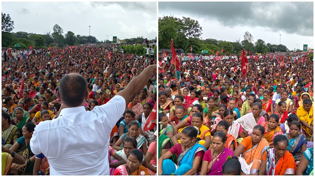 CPI(M)-Led Protest Over Smart Meters, High Power Bills Blocks Mumbai-Ahmedabad Highway In Palghar