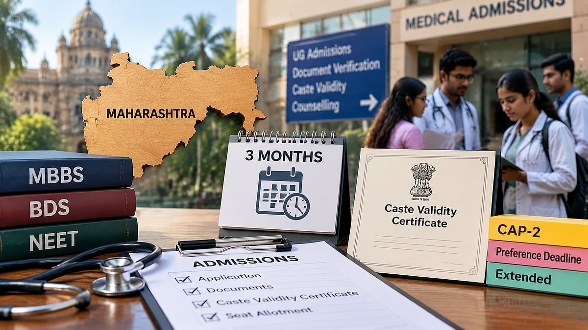 Maharashtra Gives Medical Aspirants 3 Months For Caste Validity Certificates, Extends CAP-2 Deadline