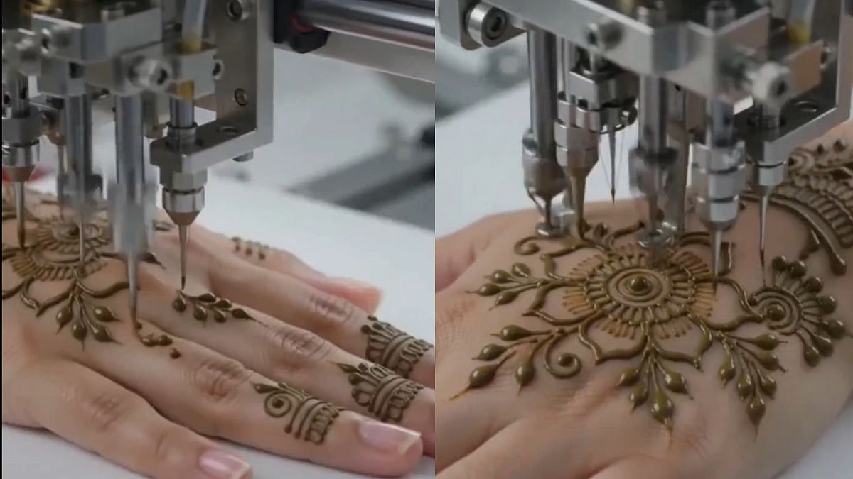 'Some More Jobs Gone': Harsh Goenka Shares Video Of Mehendi Applying Machine, Sparks Debate Over Automation And Jobs
