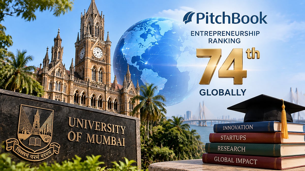 Mumbai University Ranks 74th Globally In PitchBook Entrepreneurship Ranking