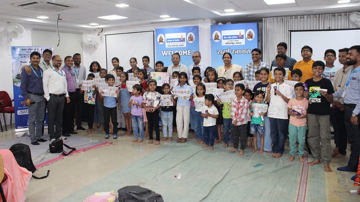 Bank Of India's Kolhapur Zone Conducts Drawing Competition & Vigilance Awareness Activities