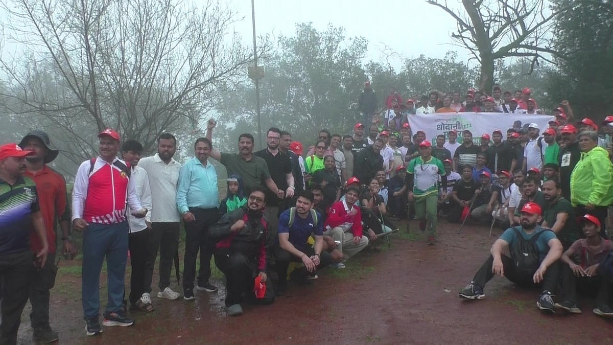 Panvel Residents Join Eco-Friendly Dhodani-Matheran Trek To Promote Fitness & Environmental Awareness