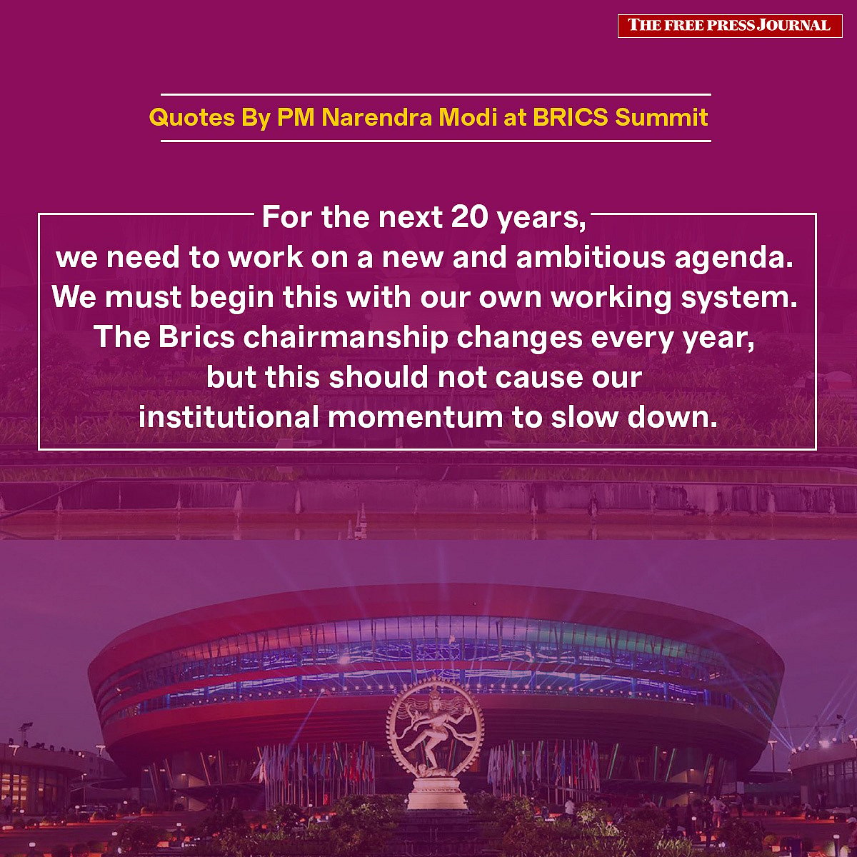 PM Modi describes the BRICS Summit as a historic milestone as the grouping marks its 20th anniversary, calling it a phase of greater maturity and responsibility.