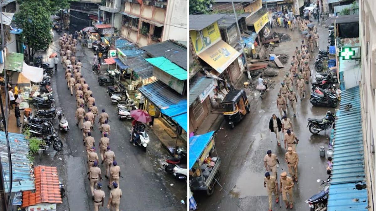 Ganeshotsav Security Boost In Kalyan As Police Conduct Route March Across Key Areas Ahead Of Festival Rush