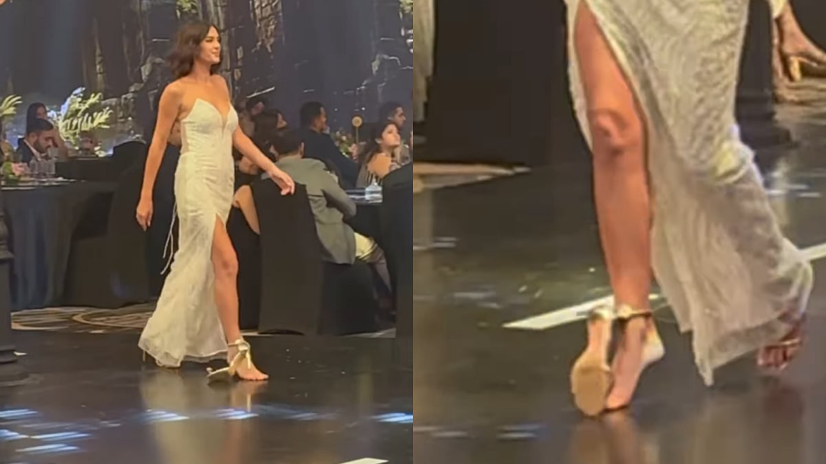 WATCH: Supermodel Alicia Kaur’s Heel Breaks Mid-Walk During Mumbai Fashion Event; Her Graceful Response Wins Internet