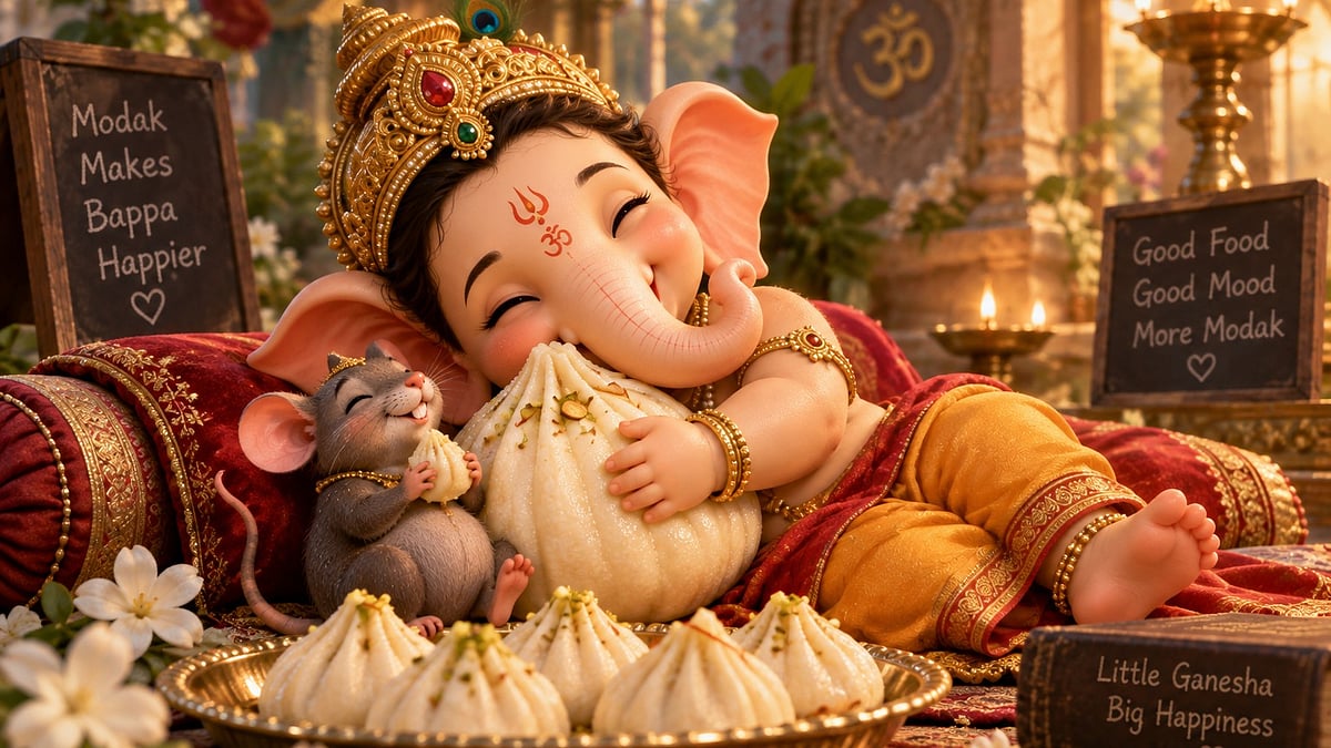 AI Says: Why Is Modak Lord Ganesha’s Favourite Sweet?