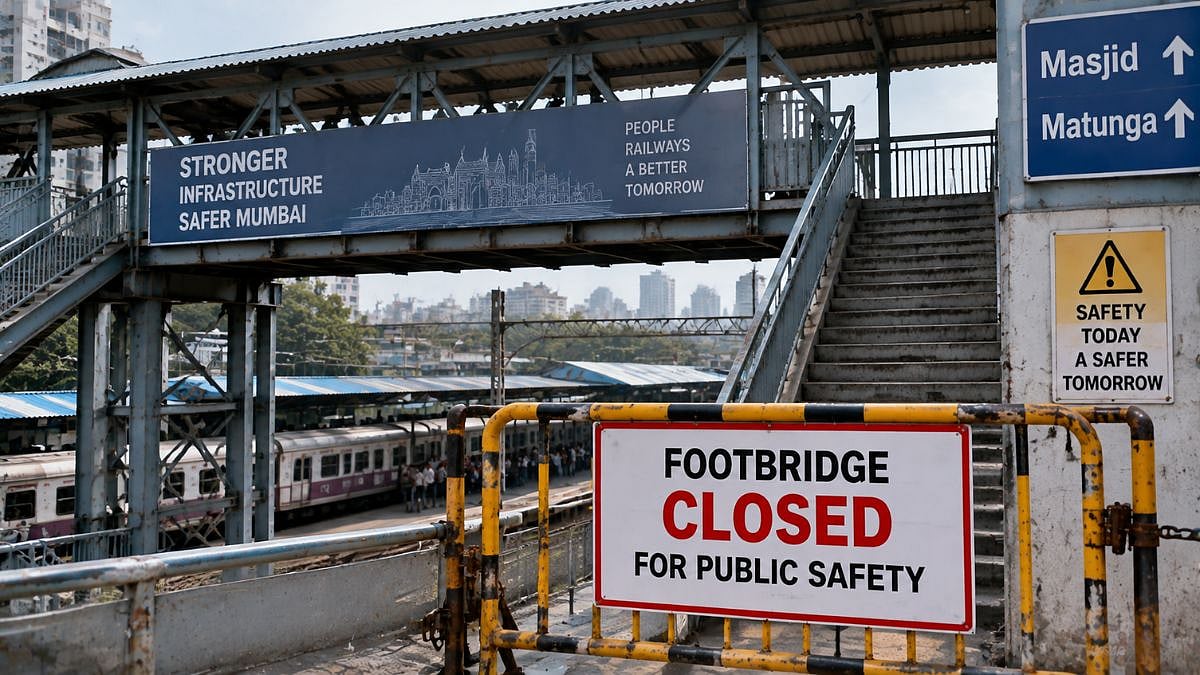 Ganeshotsav 2026: 4 Foot Over Bridges At Masjid, Matunga Stations To Shut After IIT Mumbai Flags Them Unsafe; BMC Seeks Closure