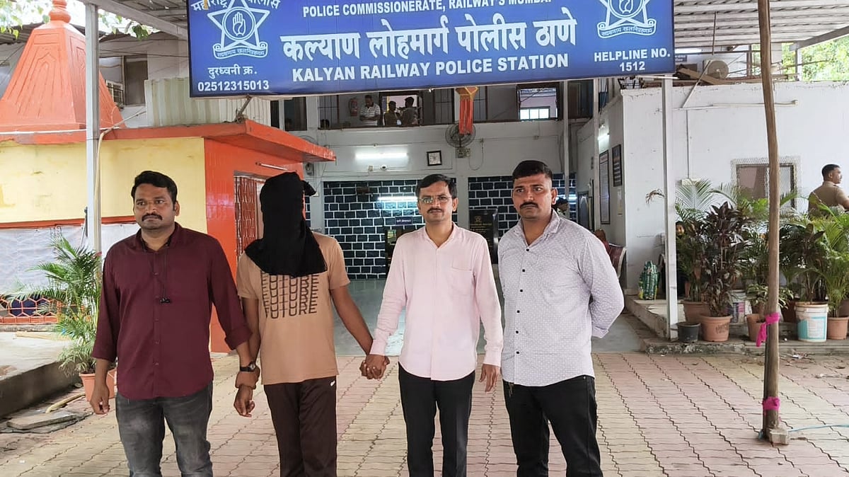 Kalyan Railway Police Arrest Solapur Man In ₹13.69 Lakh Ganja Seizure Case After CCTV Investigation