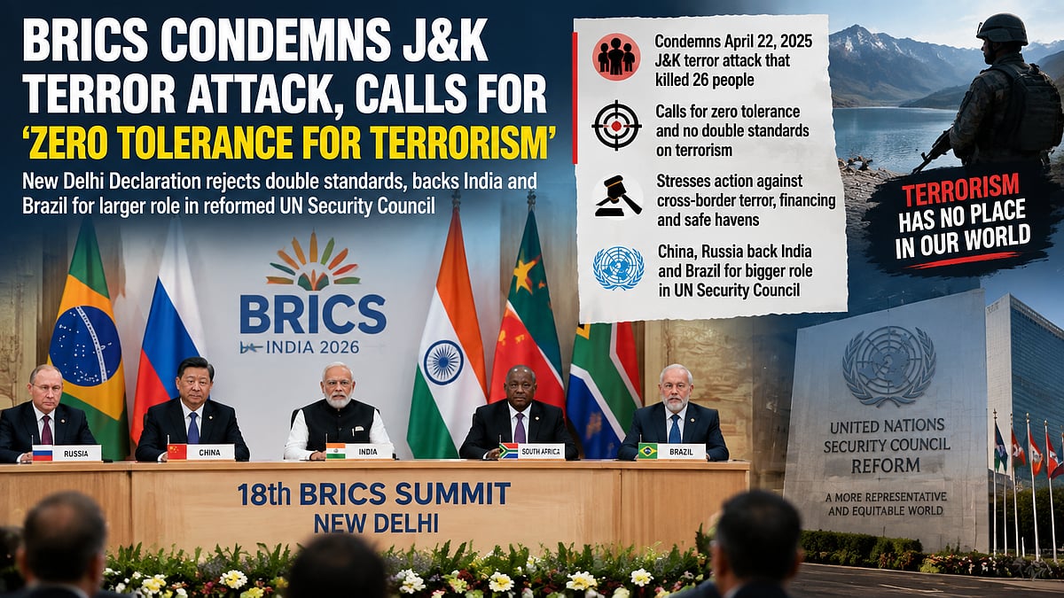 BRICS Condemns Pahalgam Terror Attack, Backs India’s UNSC Aspirations