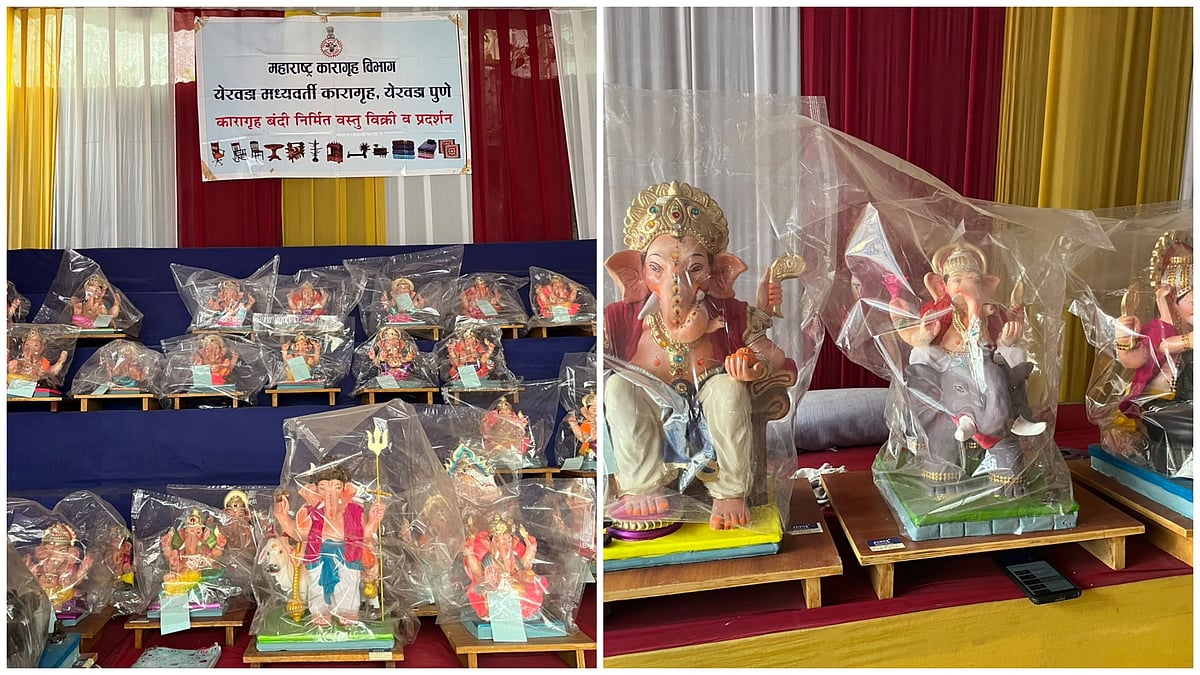Pune: Yerawada Prison Inmates Craft 200 Eco-Friendly Ganesh Idols, 190 Sold