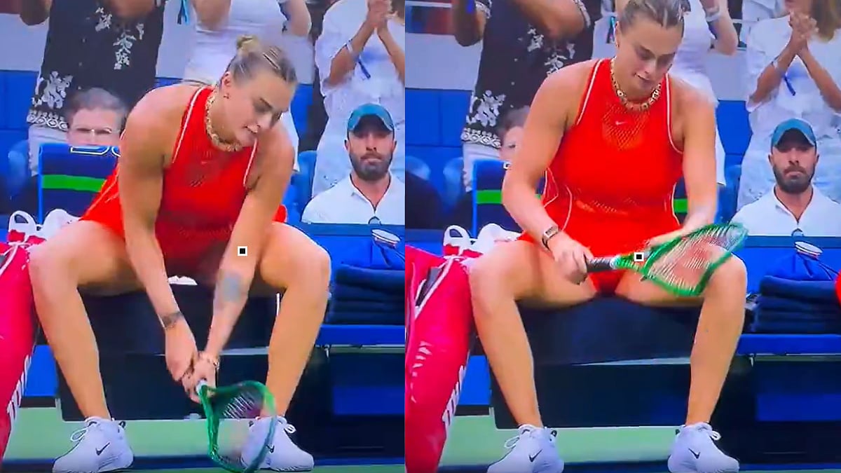 Aryna Sabalenka Smashes Racket After US Open Final Loss To Elena Rybakina; Video Goes Viral