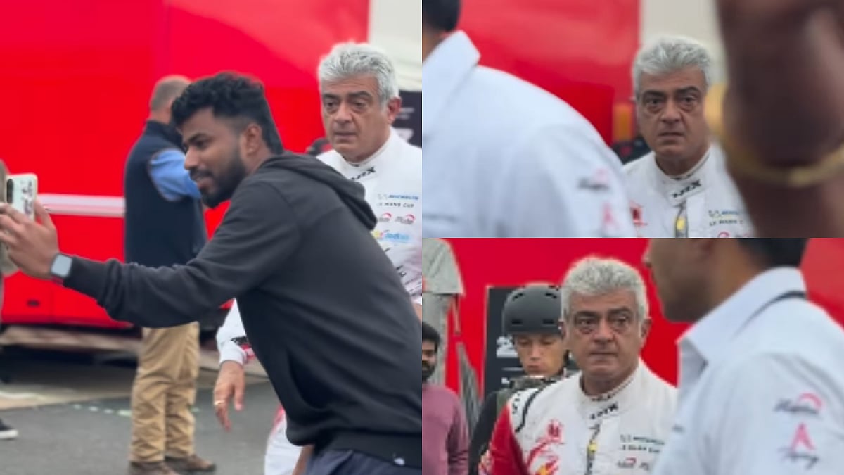 Ajith Kumar Gets Angry As Fan Comes Close To Him To Click Selfie At Le Mans Race In The United Kingdom - Watch Video