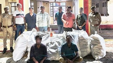 ₹1 Crore Worth Of Ganja Seized From Gwalior-Bound Truck Near Jhansi; 2 Arrested