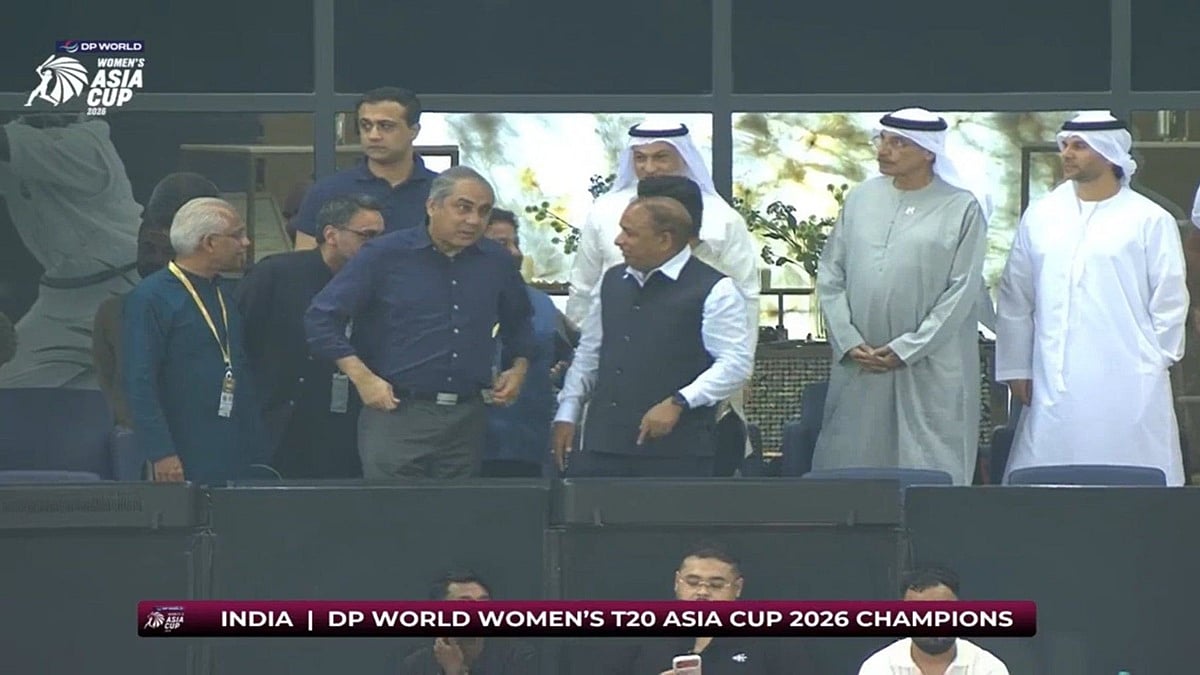 Mohsin Naqvi Spotted In Stadium As India Win Women's Asia Cup 2026; Rajeev Shukla Also Present