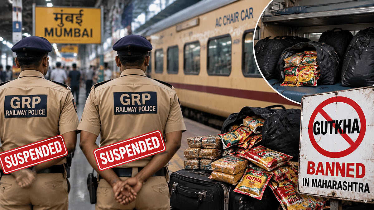 Two Mumbai GRP Constables Suspended For Allegedly Facilitating Illegal Gutkha Transportation Through Railway Trains
