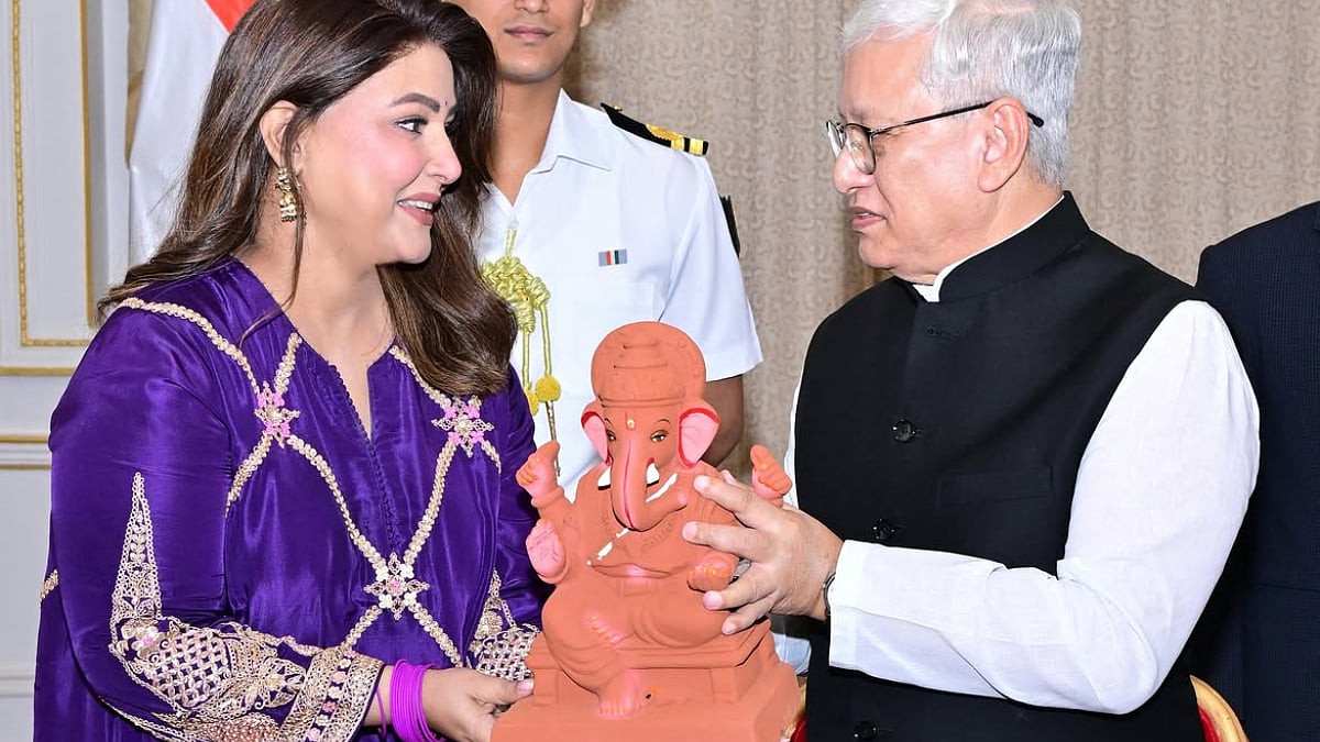 Ganesh Chaturthi 2026: Hina Khan Meets Governor Of Maharashtra Jishnu Dev Varma, Urges People To Use Eco-Friendly Idols; Fans Call Her 'Real Secular Citizen'