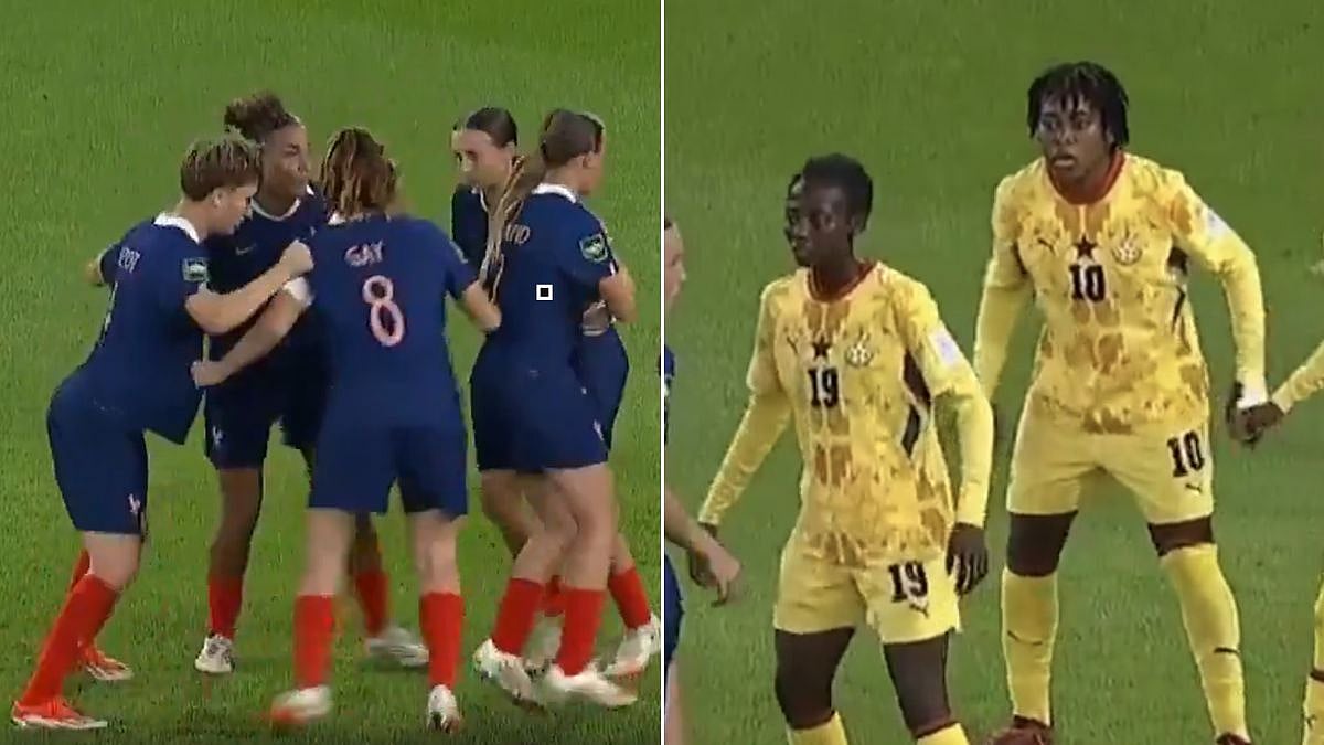 Bizarre Scenes! France Pull Off Unusual Corner Routine At U20 Women’s World Cup, Confuse Ghana | VIDEO