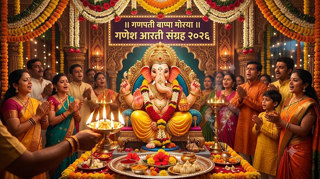 Ganpati Aarti Lyrics: गणपती आरती Guide For Ganesh Chaturthi 2026 In Marathi And Hindi, Powerful Mantras, Shlokas