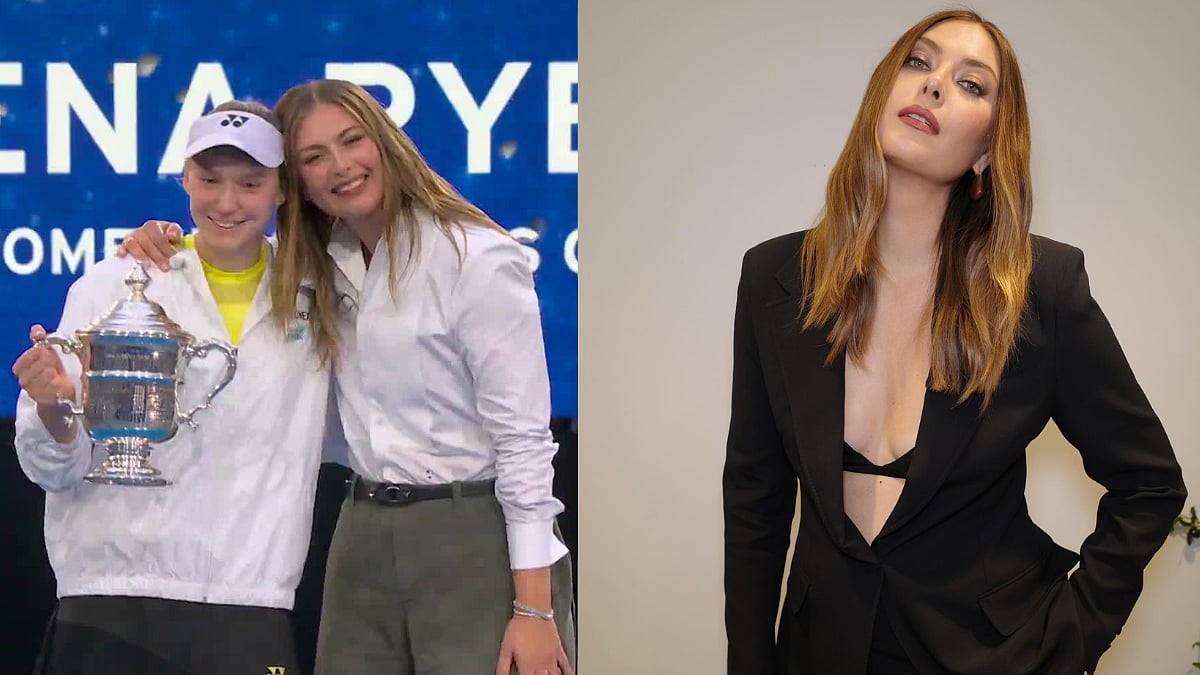 US Open 2026: Who Is The Woman That Handed Elena Rybakina Her Trophy? Maria Sharapova's Connection Explained