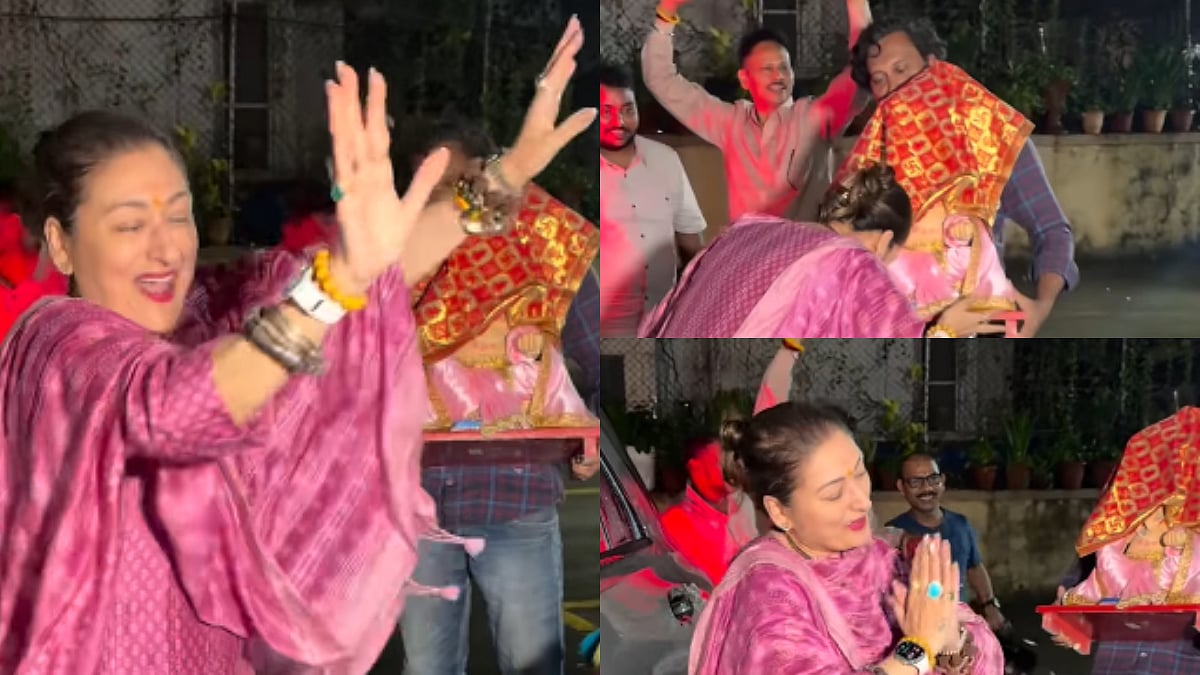 Ganesh Chaturthi 2026: Sunita Ahuja Dances Her Heart Out As She Welcomes Ganpati Bappa Home; Netizens Ask 'Where's Govinda?' - Watch Video