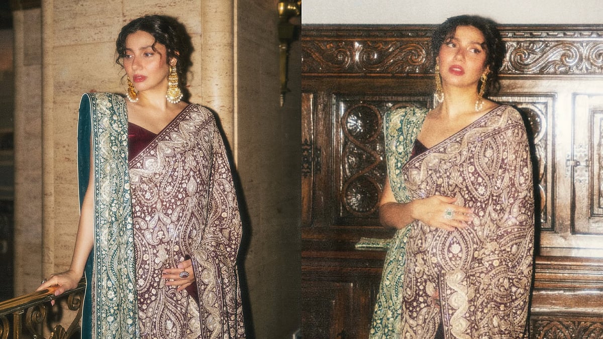 Pakistani Actress Mahira Khan Flaunts Her Baby Bump In Exquisite Saree At TIFF 2026 After Announcing 2nd Pregnancy 