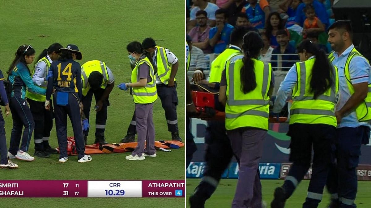 Vishmi Gunaratne Injury Scare: Sri Lanka Star Carried Off On Stretcher During Women's Asia Cup 2026 Final