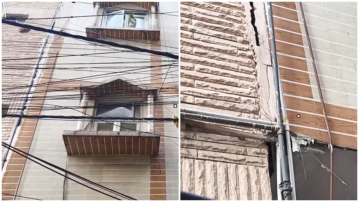 Delhi Gandhi Nagar Building Tilts, MCD Evacuates Structure Over Collapse Risk