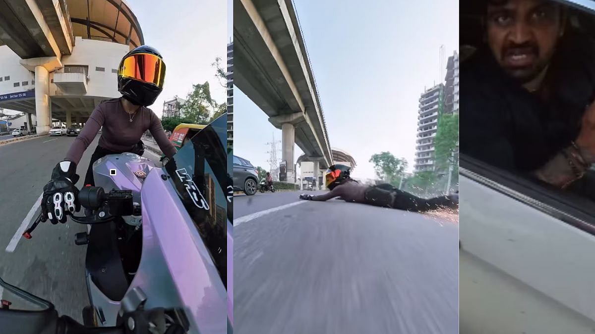 Gurugram Horror: Woman Sports Biker Chased, Hit By Car After Asking Driver To Keep Distance