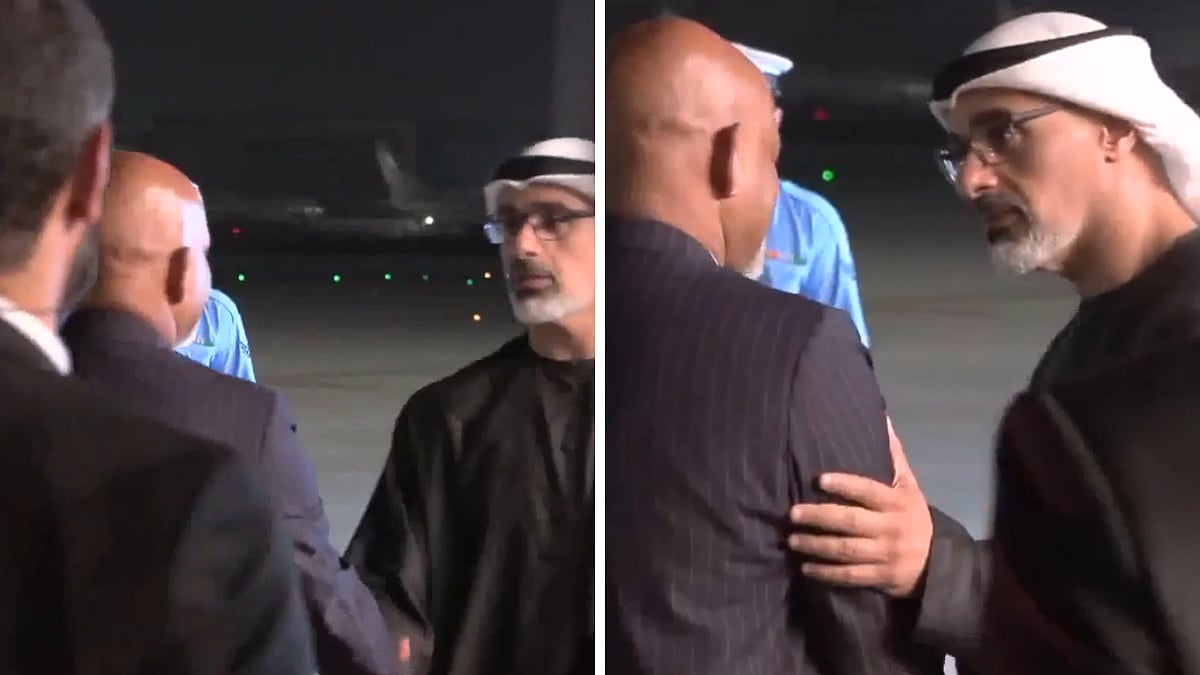 Abu Dhabi Crown Prince Sheikh Khaled Wins Praise For Turning Back To 'Thank Indian Driver' While Concluding BRICS Visit; Video Viral