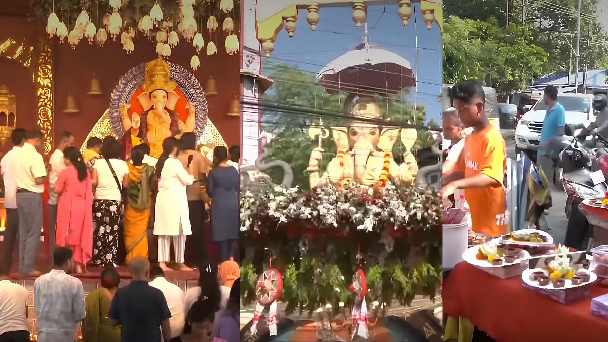 Ganesh Chaturthi 2026: Devotees Offer Prayers At Ganpati Temple In Assam's Guwahati