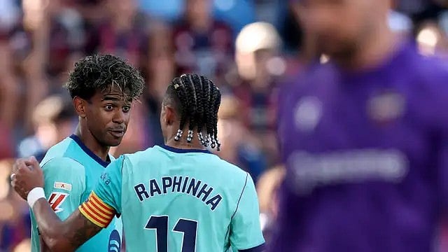 Lamine Yamal Matches Lionel Messi Record After Brace As Barcelona Beat Levante 4-2 In La Liga