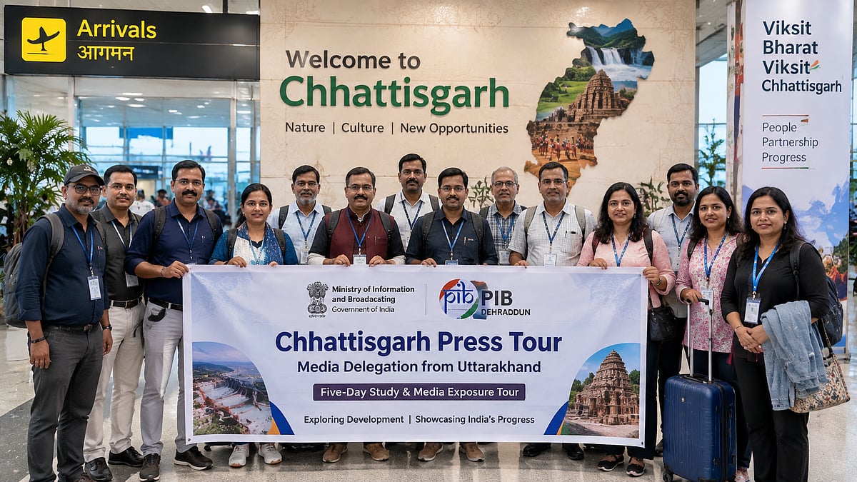 13-Member Uttarakhand Media Delegation Begins Five-Day Chhattisgarh Press Tour To Explore Government Projects And Innovations